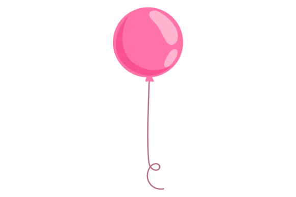 Download Pink Balloon Color Icon. Holiday Party D - Pink Collection