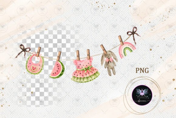Download Summer Watermelon Clotes Baby PNG - Baby Collection