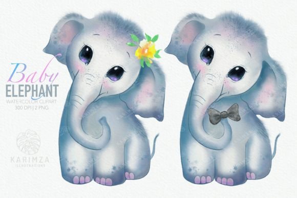 Download Cute Baby Elephant PNG Clipart - Baby Collection