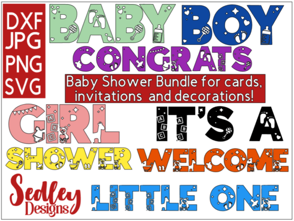 Download Baby Shower Bundle - Baby Collection