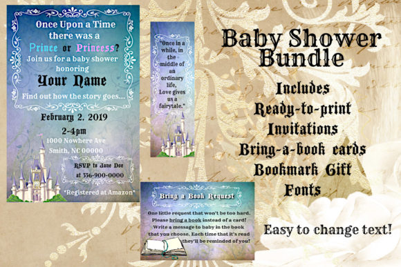 Download Fairytale Baby Shower Bundle - Baby Collection