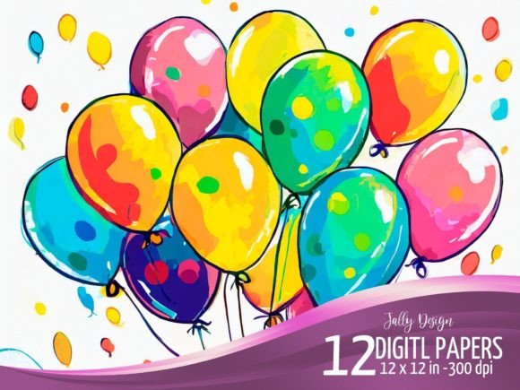Download Birthday Balloons. Cartoon Design - Balloons Collection