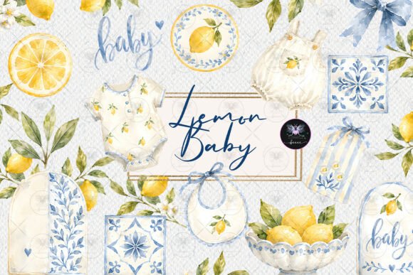 Download Lemon Baby Shower Clipart - Baby Collection