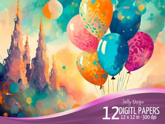 Download Happy Birthday Balloons Fantasy Party - Balloons Collection