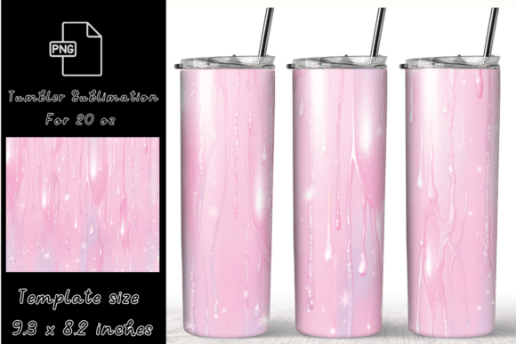 Download Pink Metallic Dripping Glitter Tumbler - Pink Collection