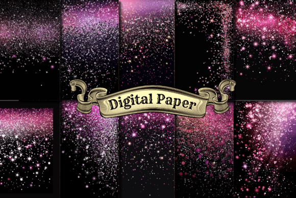 Download Pink and Black Dripping Glitter Digital - Pink Collection