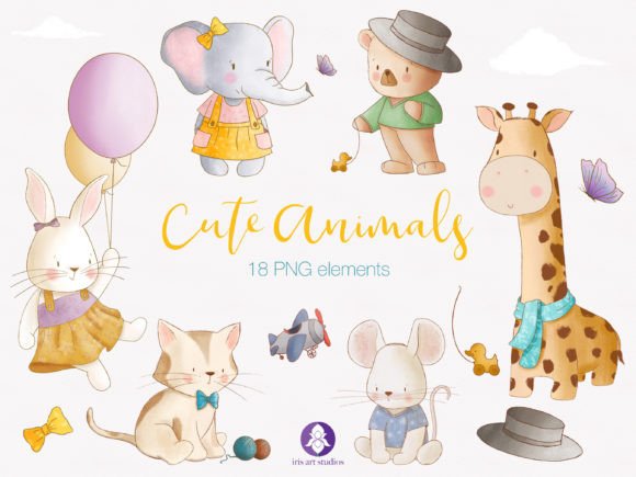 Download Cute Animals Clipart, Baby Animals PNG - Baby Collection