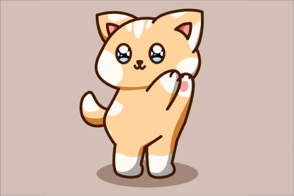 Download A Cute and Funny Baby Cat Cartoon - Baby Collection