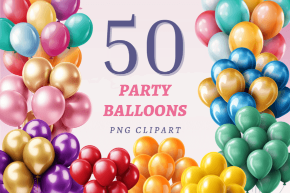 Download Party Balloons PNG Bundle - Balloons Collection
