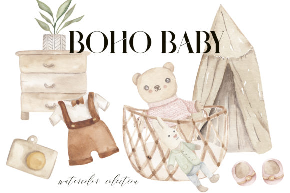 Download Boho Baby Png Clipart, Nursery Printable - Baby Collection