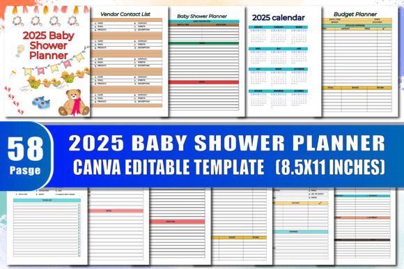 Download 2025 BABY SHOWER PLANNER - Baby Collection