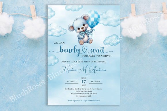 Download We Can Bearly Wait Baby Shower Invite - Baby Collection