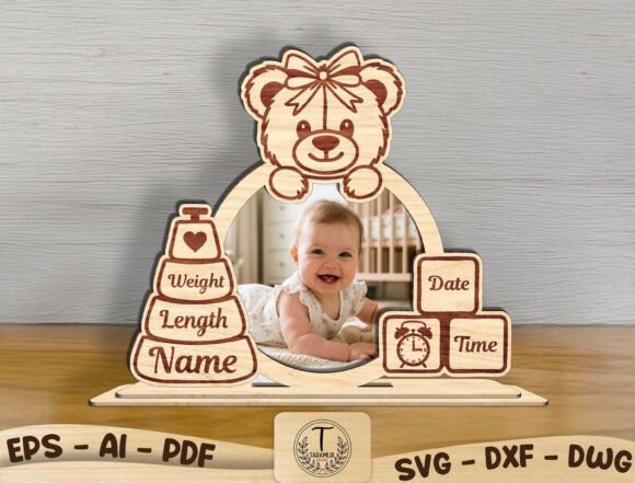Download Personalized Baby Birth Stats Svg - Baby Collection