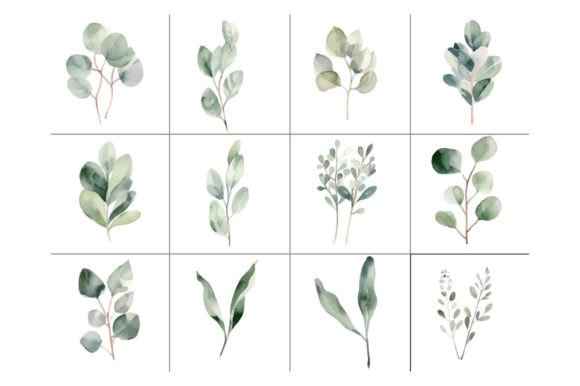 Download Baby Blue Eucalyptus - Greenery Clipart. - Baby Collection