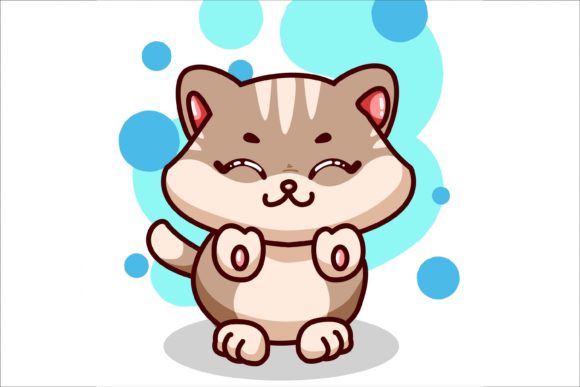Download Cute Little Baby Cat Illustration - Baby Collection