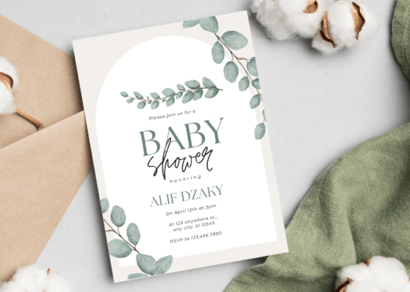 Download Editable Boy Baby Shower Invitation, - Baby Collection