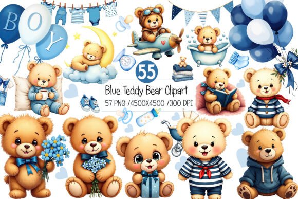 Download Teddy Bear Baby Shower Clipart - Baby Collection